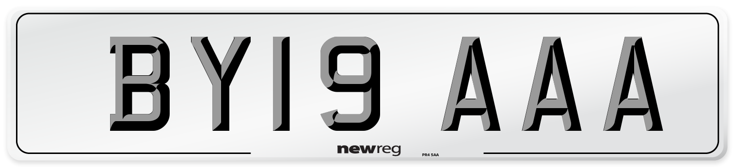 BY19 AAA Number Plate from New Reg
